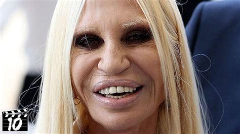 versace bad plastic surgery|The troubled life of Donatella Versace: Fashion designer .